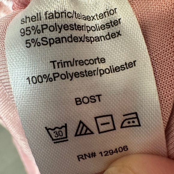 Venus Velvet Off-Shoulder Dress Pink - Picture 9 of 10